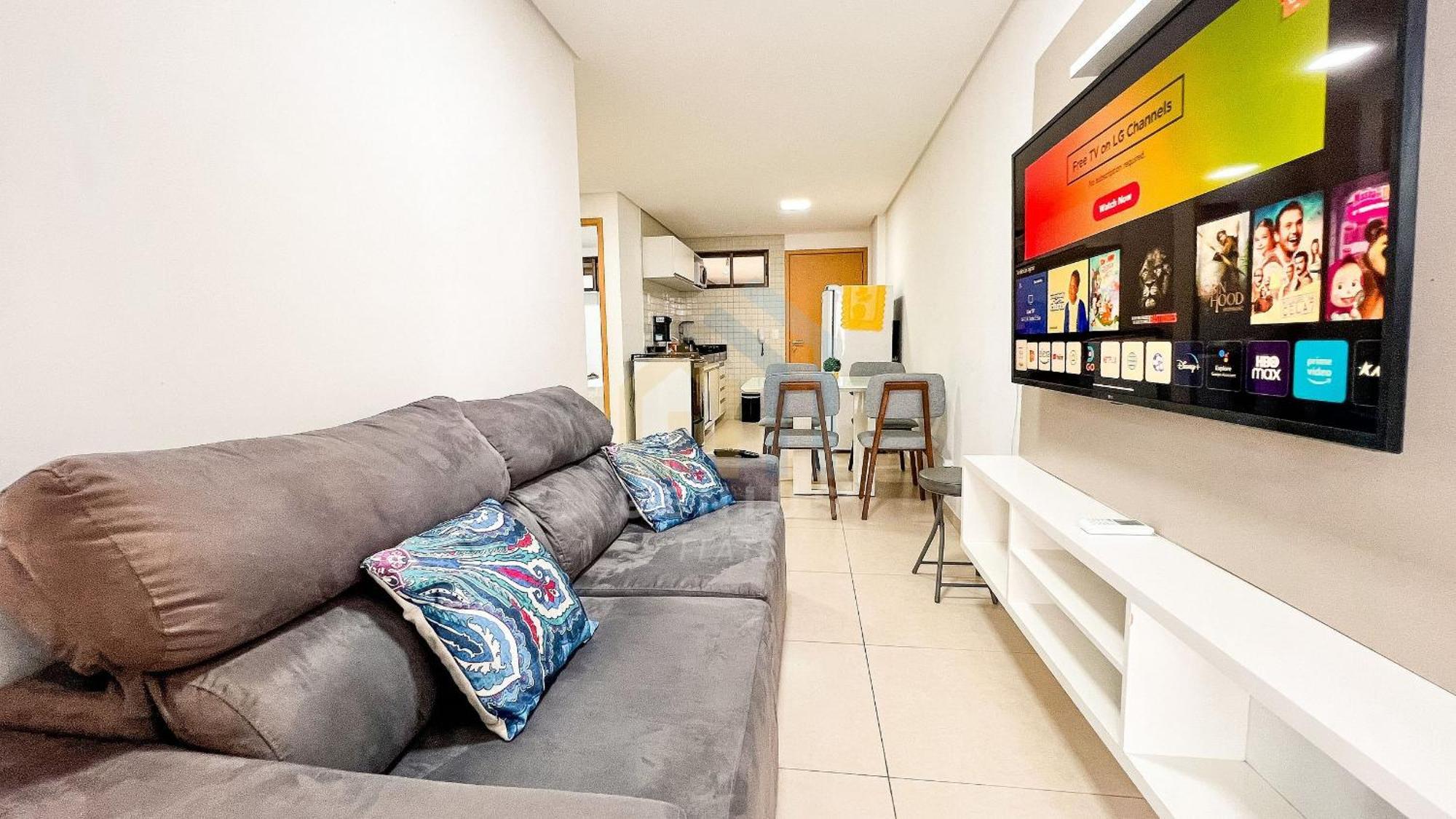 Сasa de vacaciones Apto Eco Summer Tambaú 2 Qts, 1 Wc E Varanda - Jbt Flats João Pessoa